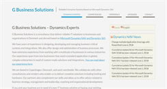 Desktop Screenshot of gbusiness-solutions.com